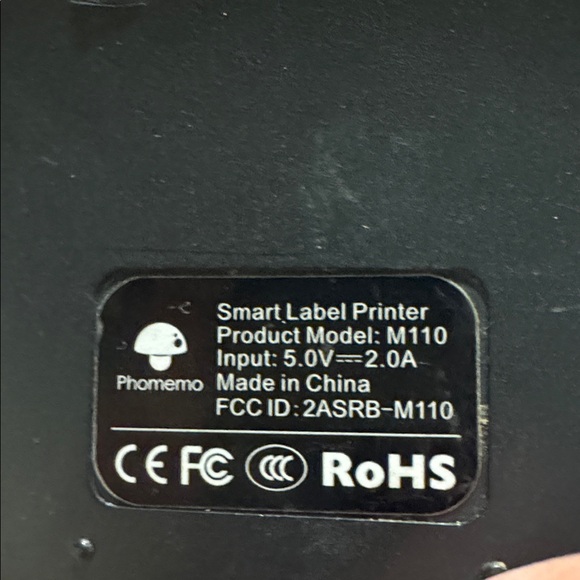 M110 Label Maker Bluetooth Sticker Machine Barcode Label Printer compact - Picture 4 of 4